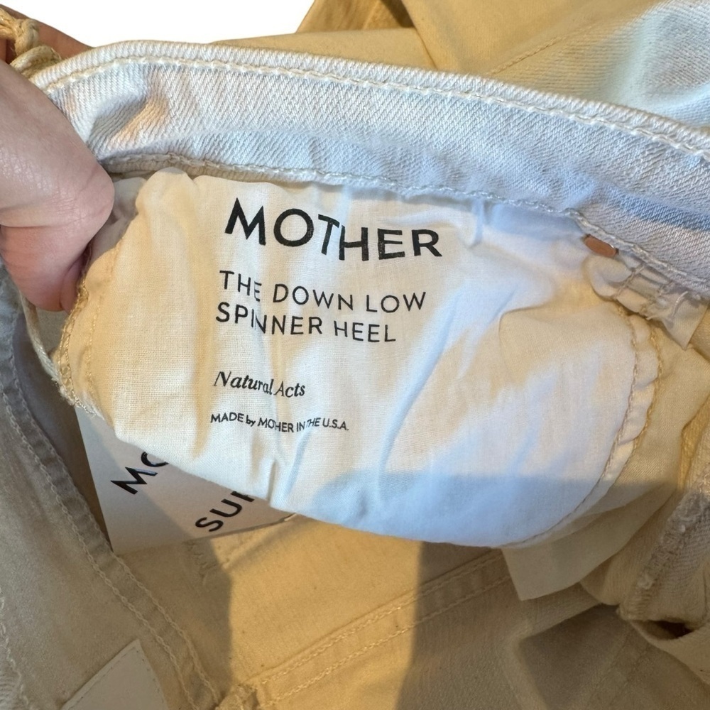 Mother - NWT The Down Low Spinner Heel Distressed Jeans Sz 27 - Picture 9 of 11